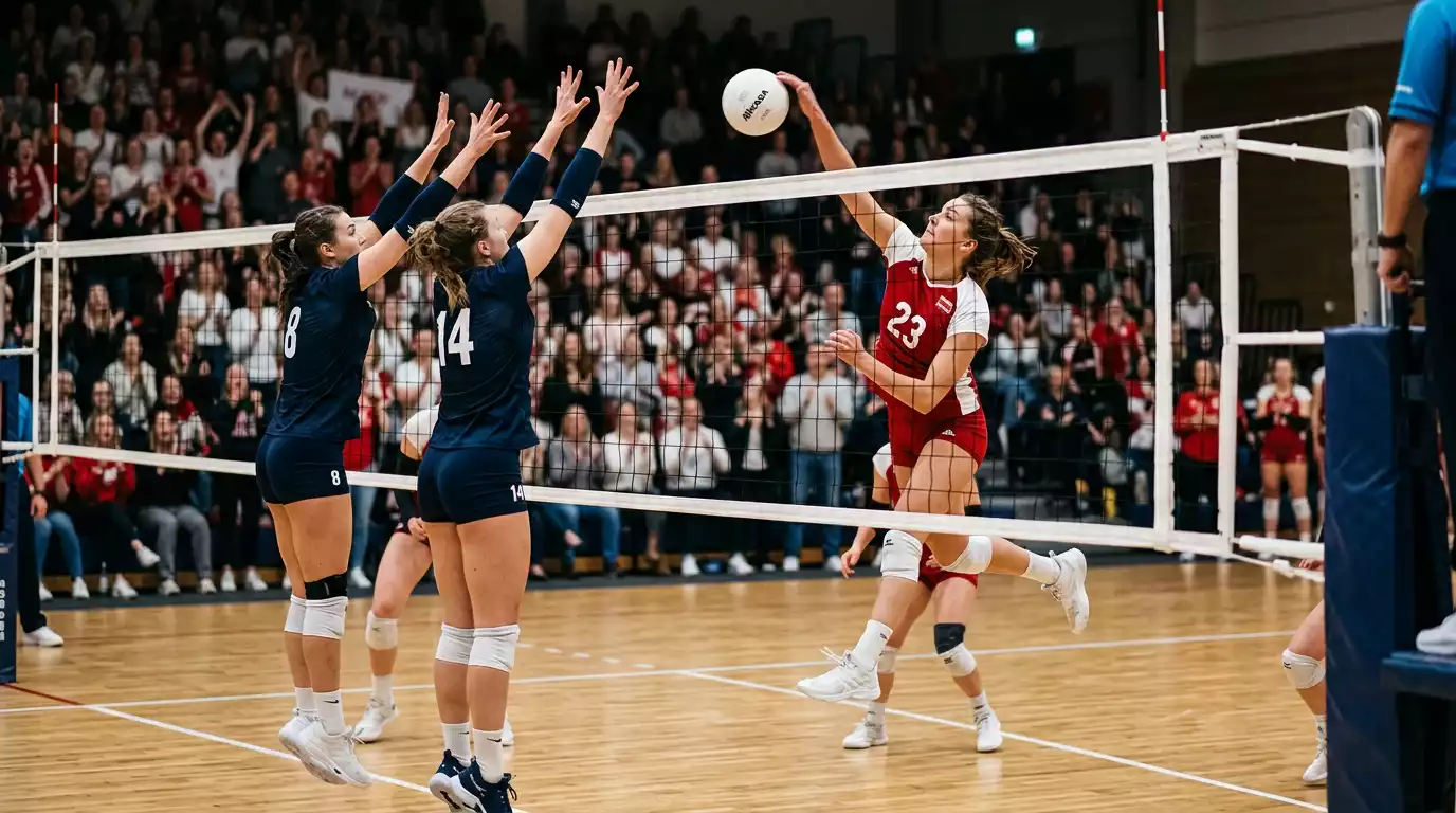 Palmberg-Arena mit SSC Schwerin im Frauen-Bundesliga-Match